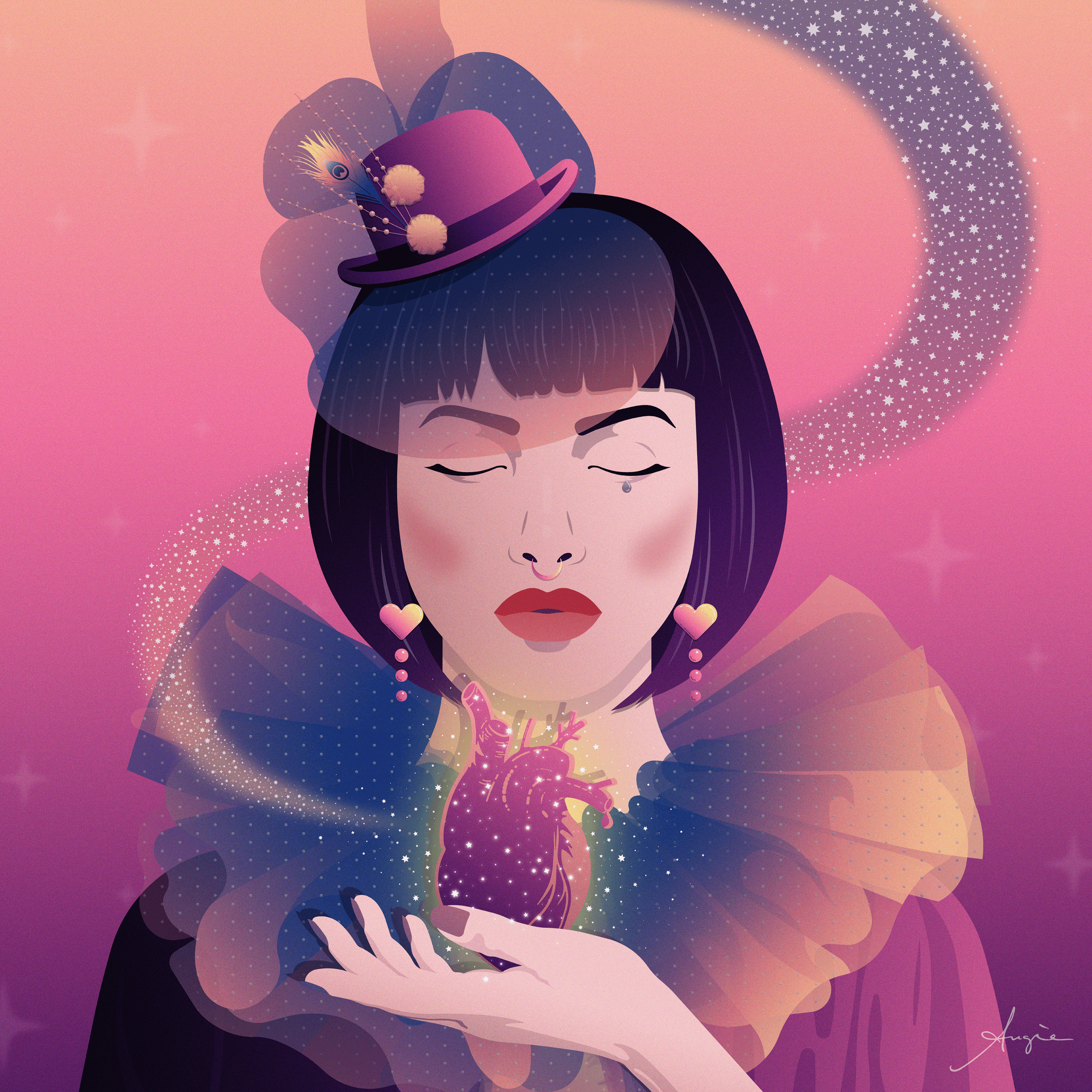 Pierrot with a Broken Heart
