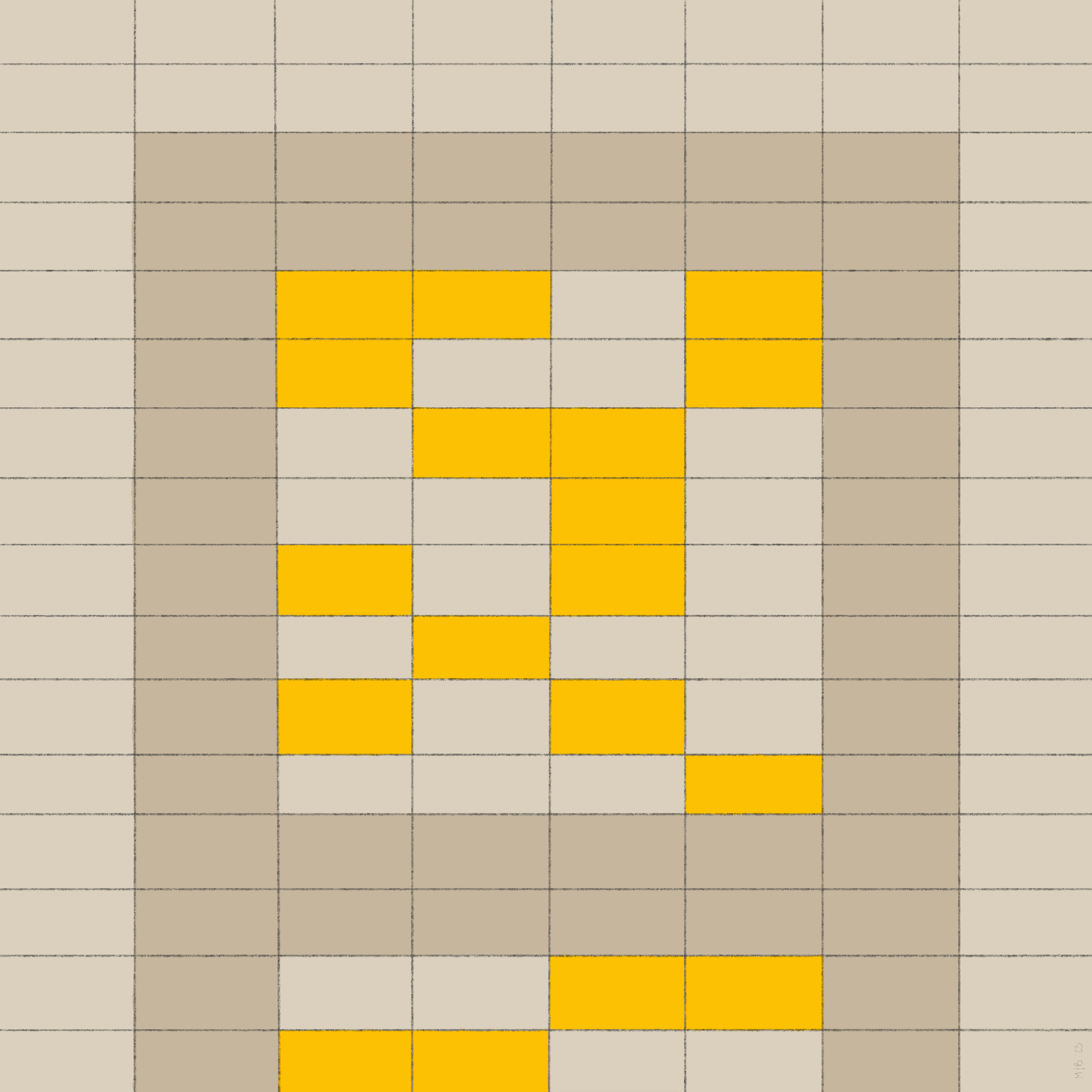 yellow.