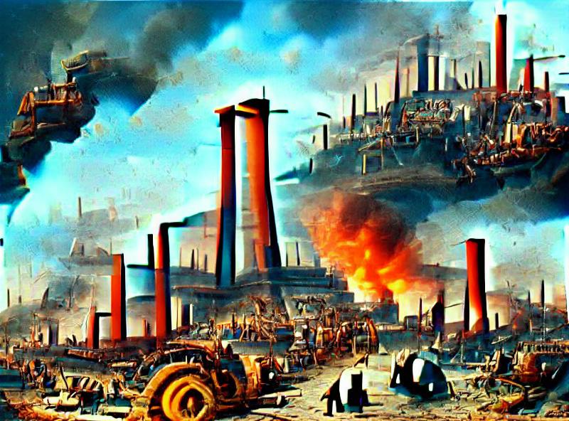 The Industrial Revolution and its consequences have been a disaster for the human race.