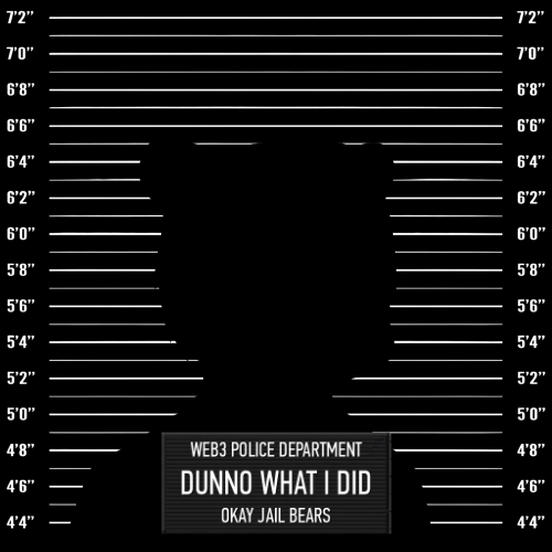 Okay Jail Bear #3086