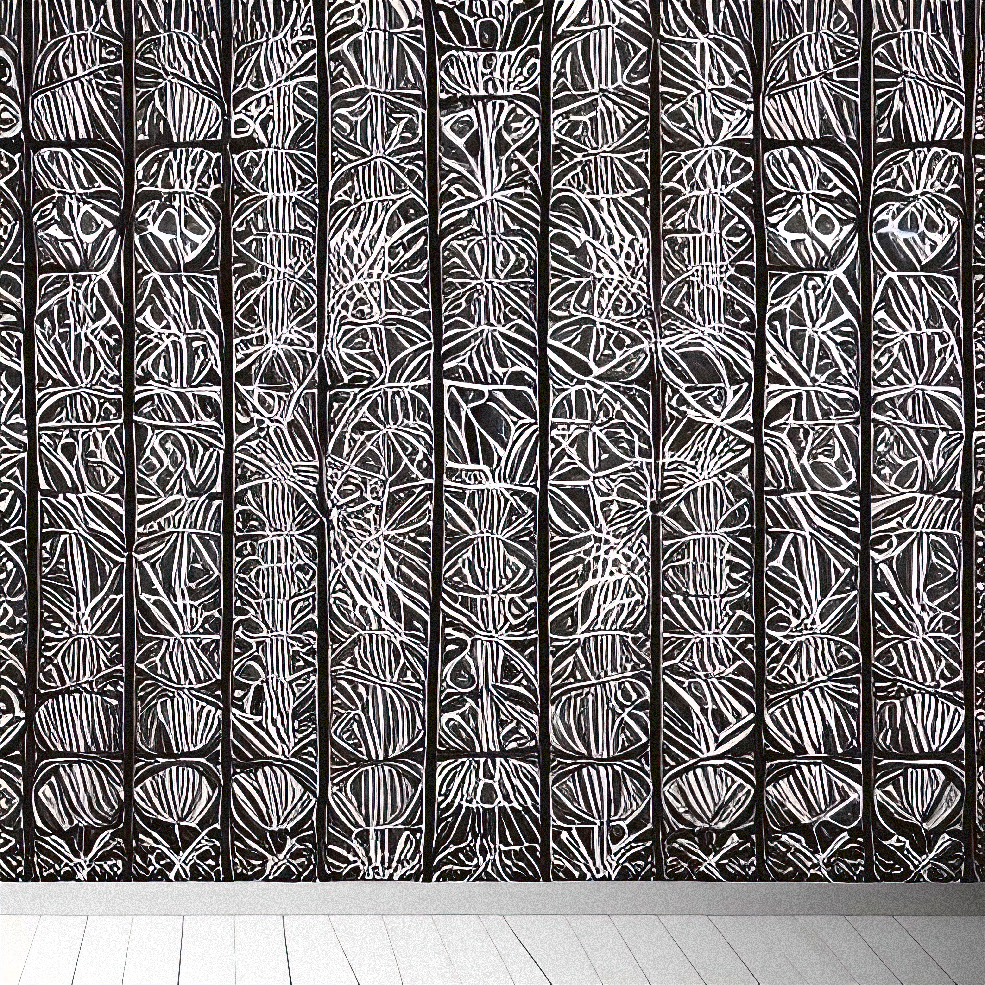 Silk Stained Glass #19