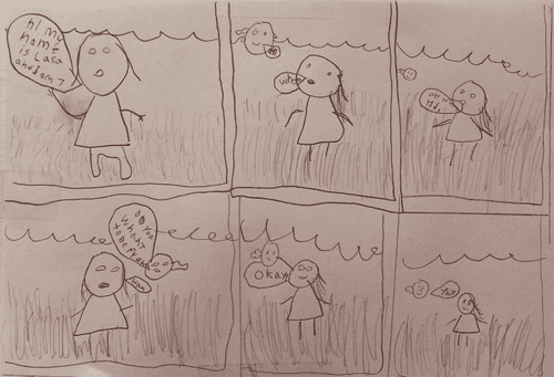 "Well it's a comic strip"