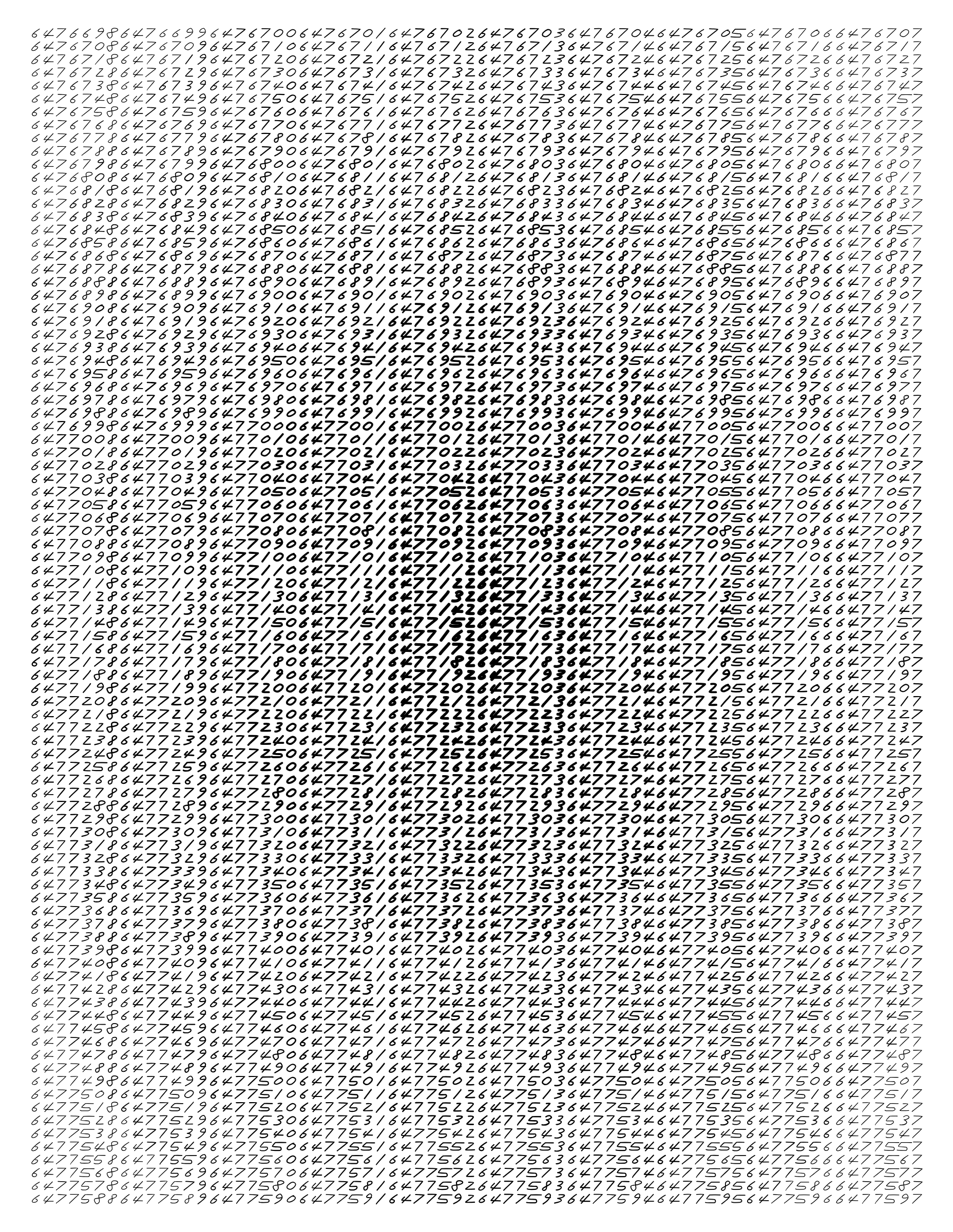 Endless (5,607,250 to Infinity) #2994