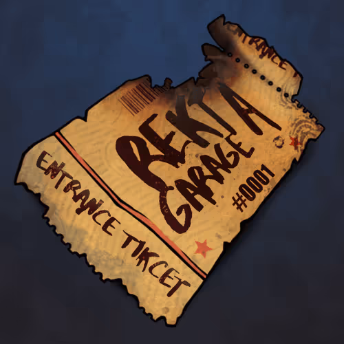 Rekt Garage Entrance Ticket #0981