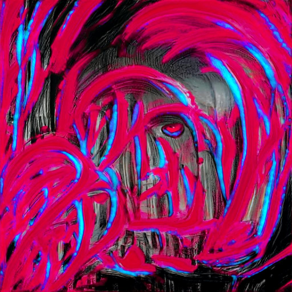 neon study after velazquez’s portrait of pope innocent x