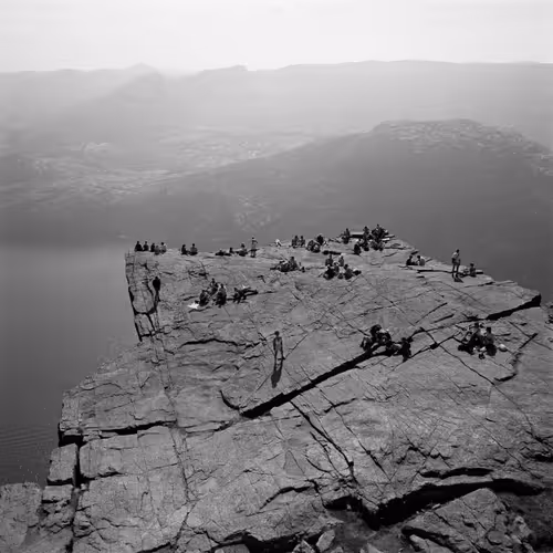 Magnum 75 #43 by Mark Power. Pulpit Rock, Norway. 1995