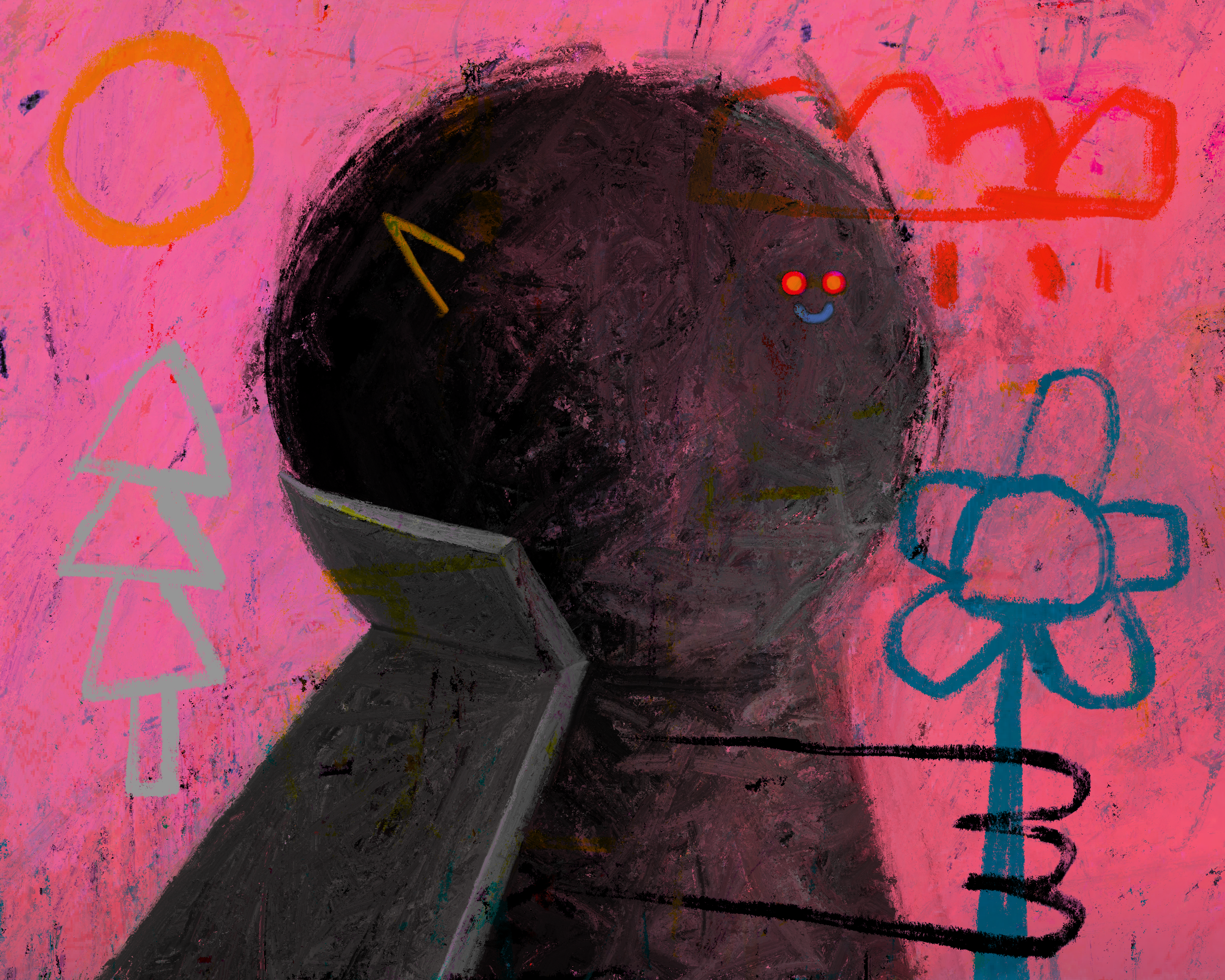 here is a flower, whoever needs one 