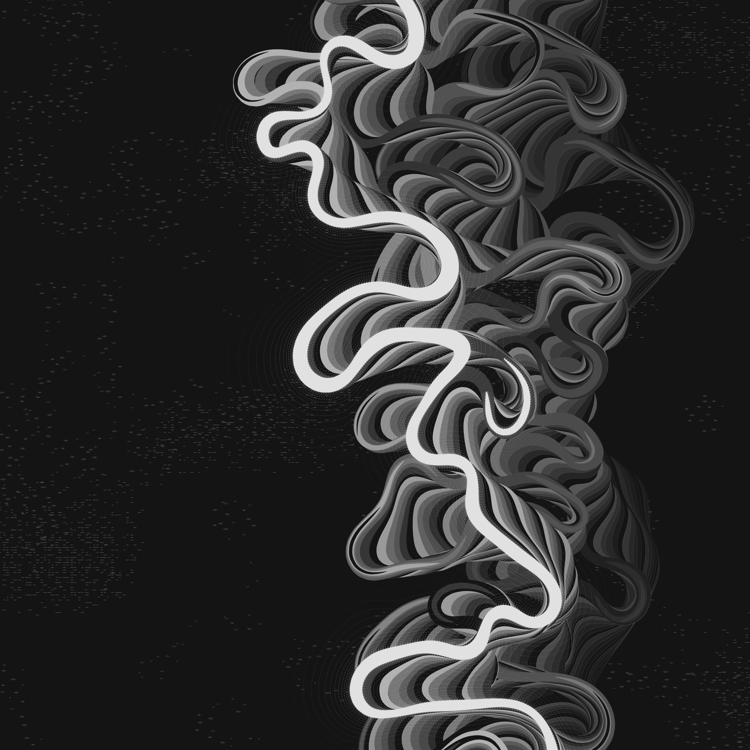 Ancient Courses of Fictional Rivers #220
