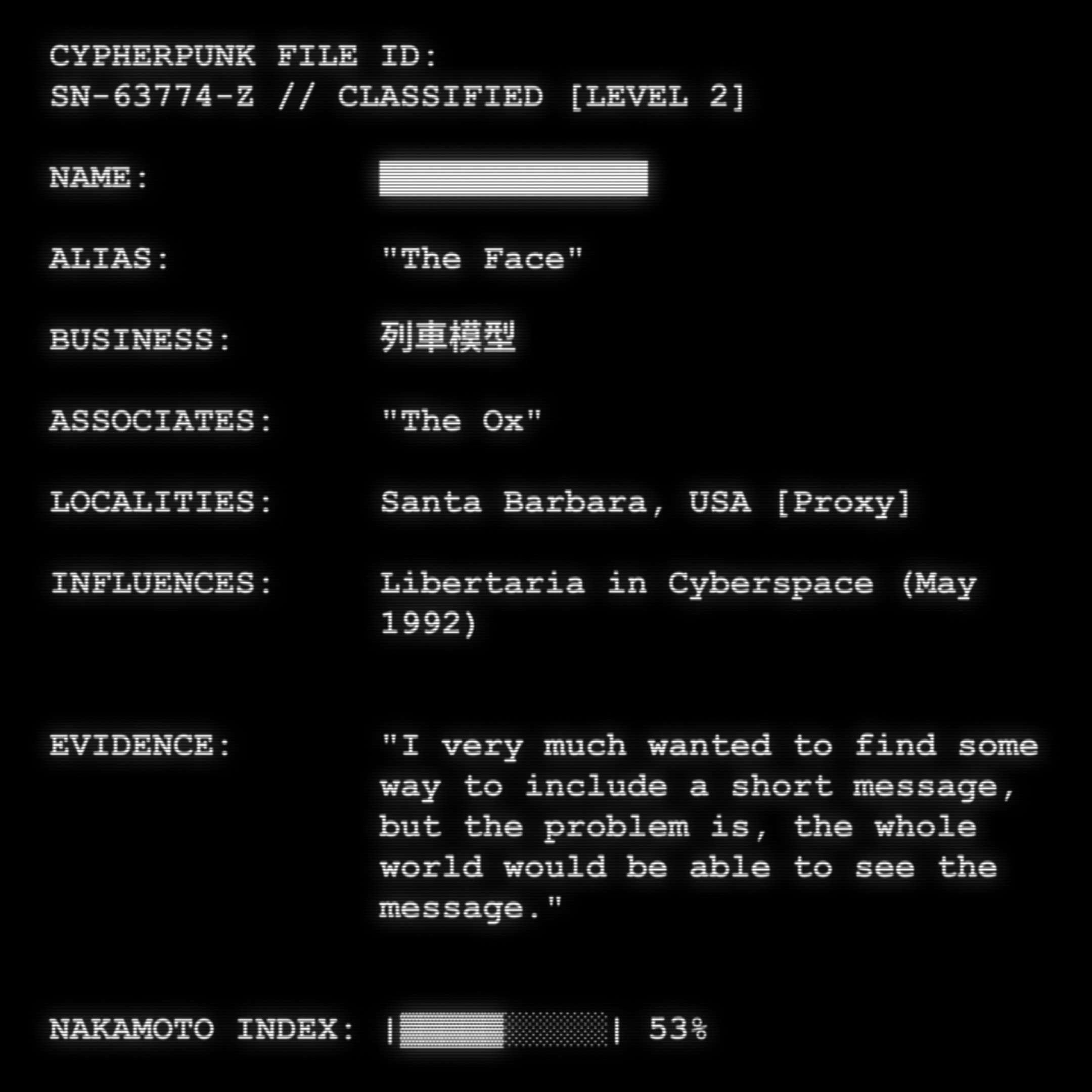 CYPHERPUNK FILES #6986