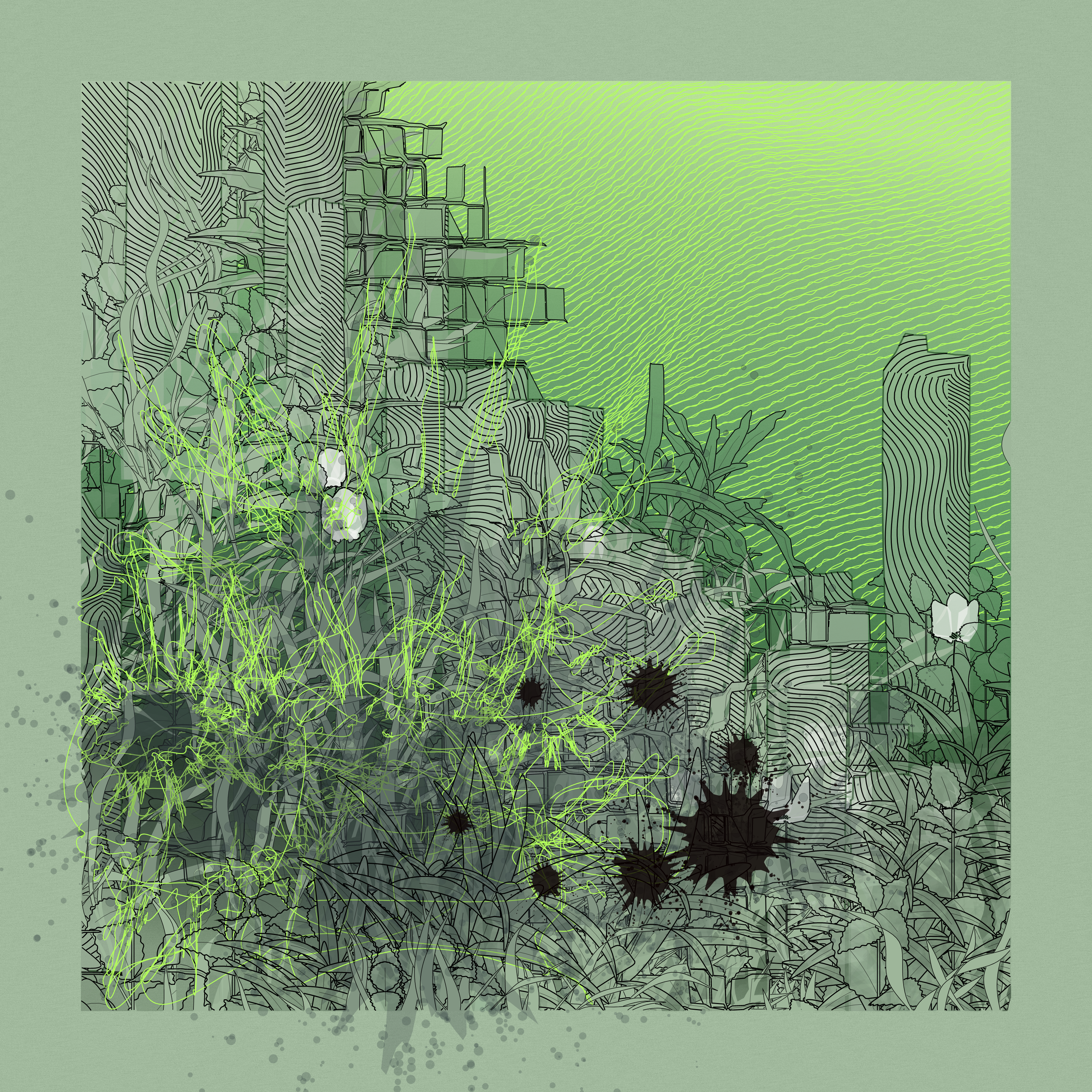 Landscape with Carbon Capture #5358