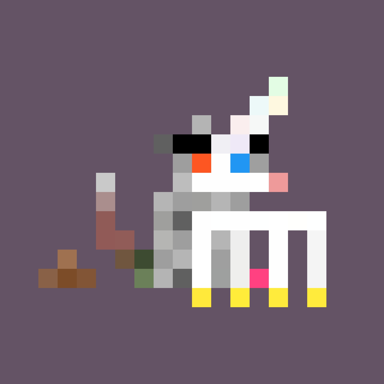 Tiny Punk Opossum #858