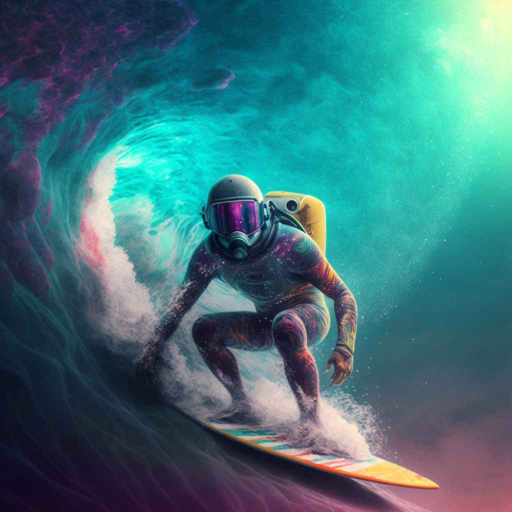 Cosmic Surfer Universe