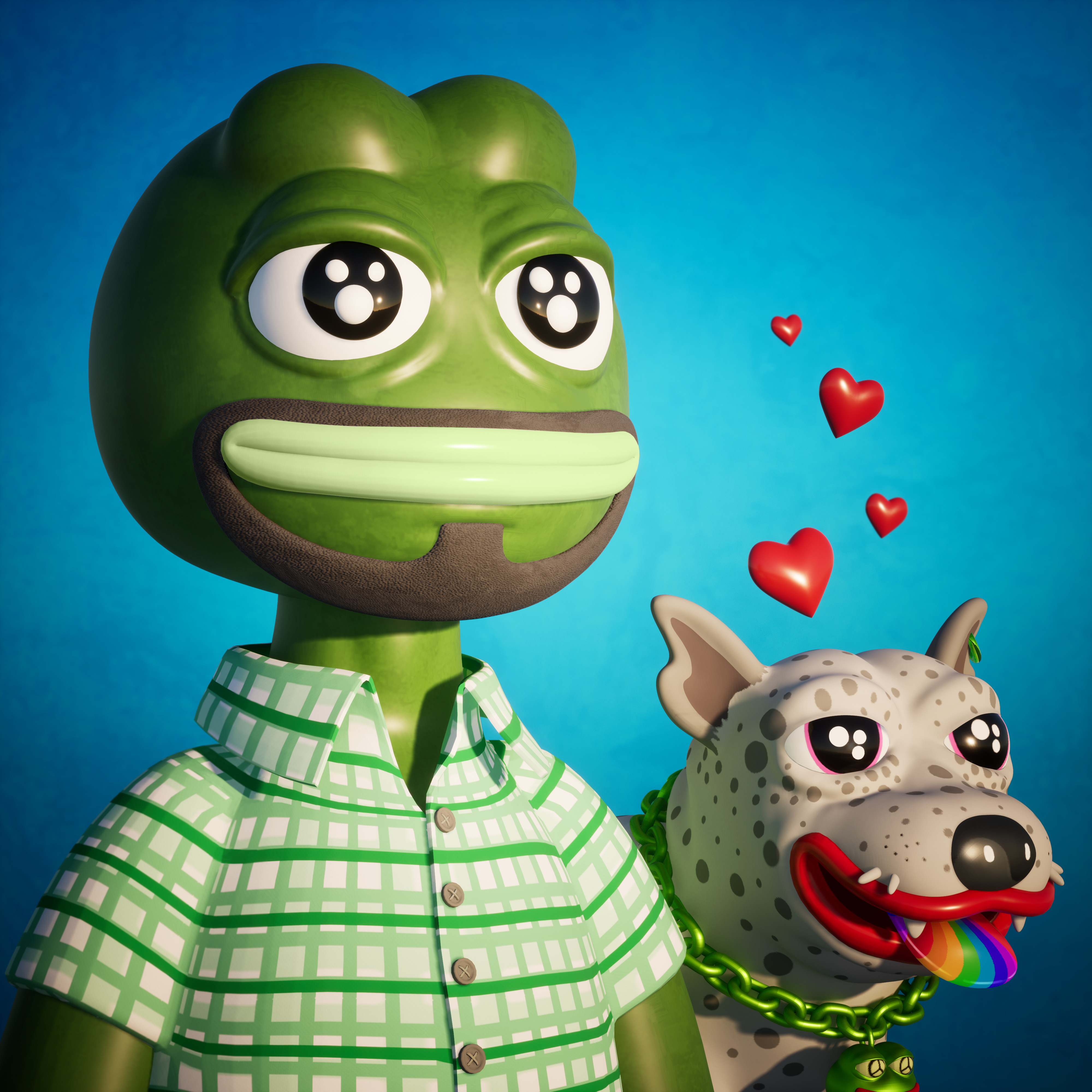 Jagged Pepe & Best Friend💕