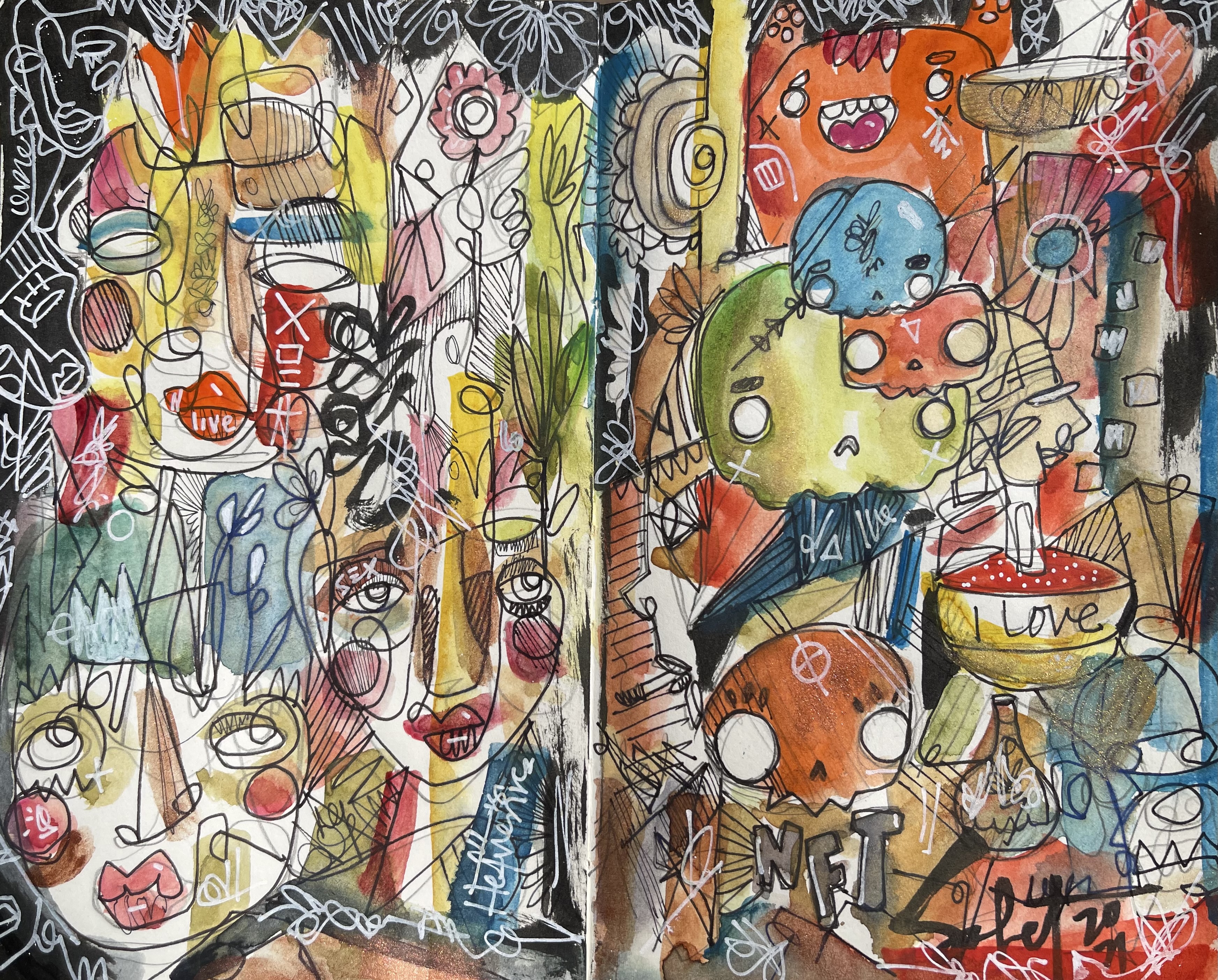 #003 / NFT FUSE 2021 SABET / SKETCHBOOK 1