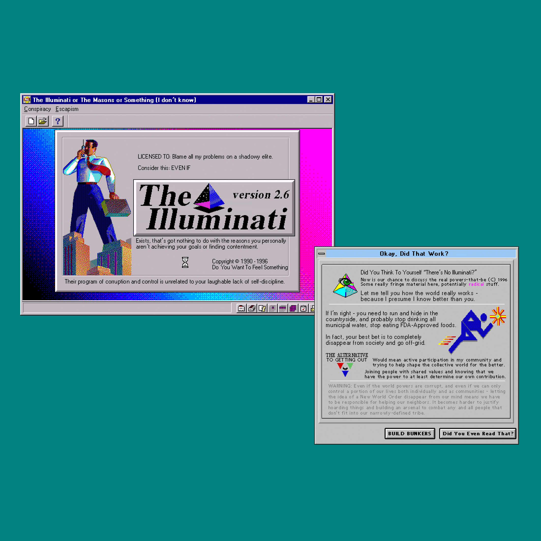 The Illuminati & BUILD BUNKERS