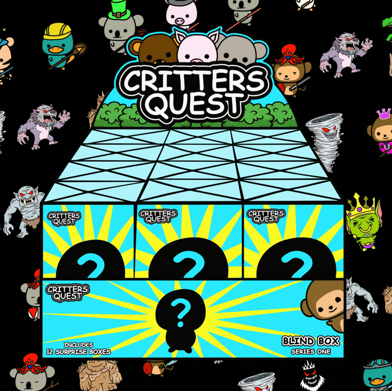 Critters Quest Blind Box x12
