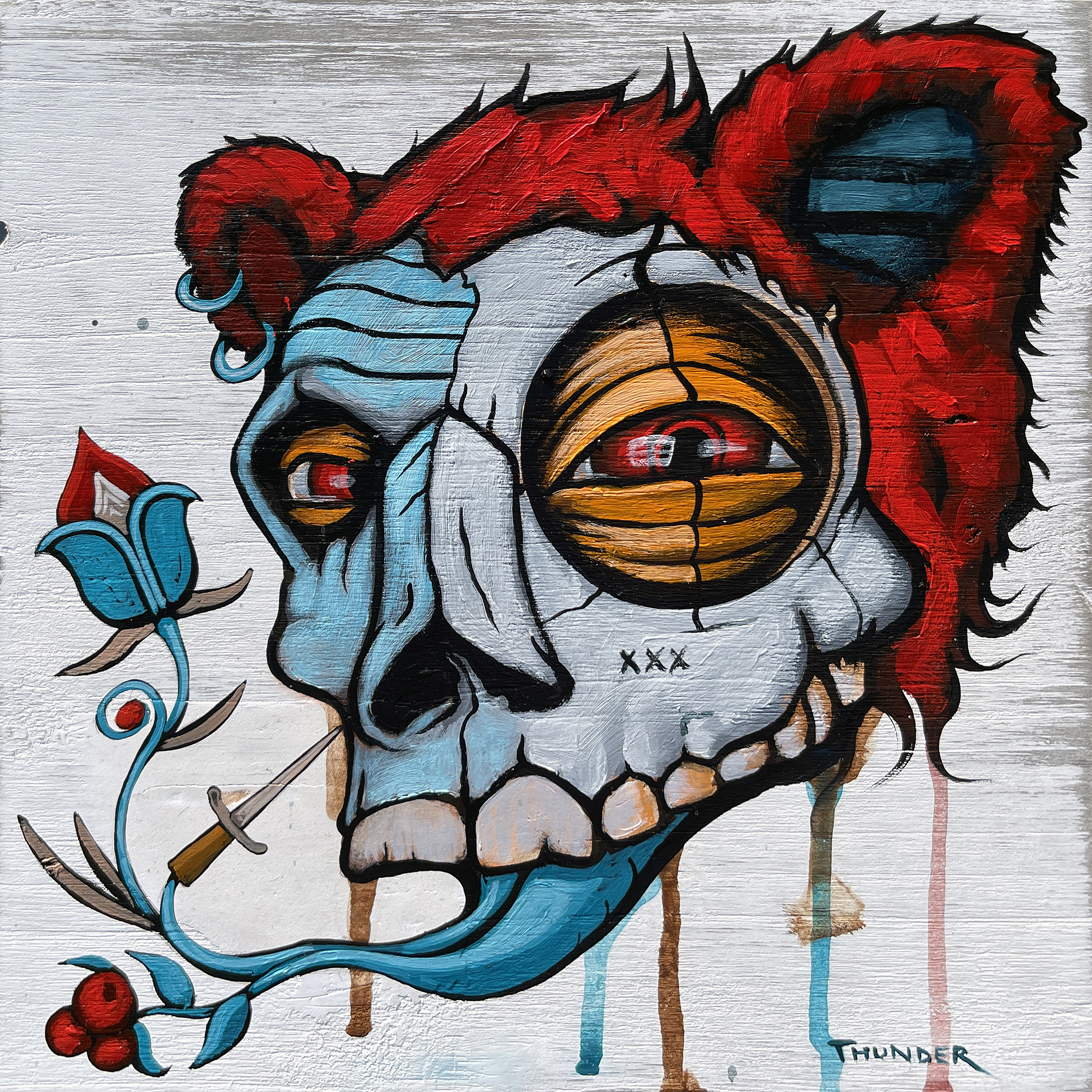 Bear with Rabbit Skull 1 #8/15