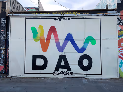 Squiggle #3659 Mural by Reiffermadness