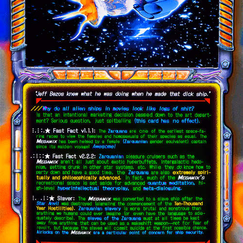 Megamix - an Early 23th Century Zarquanian Dominion Ship-of-the-Line