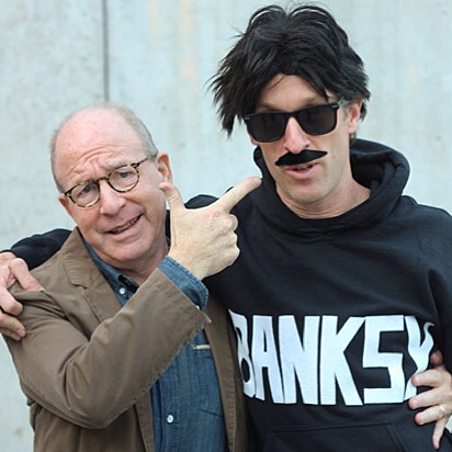 Banksy With Jerry Saltz, 2013