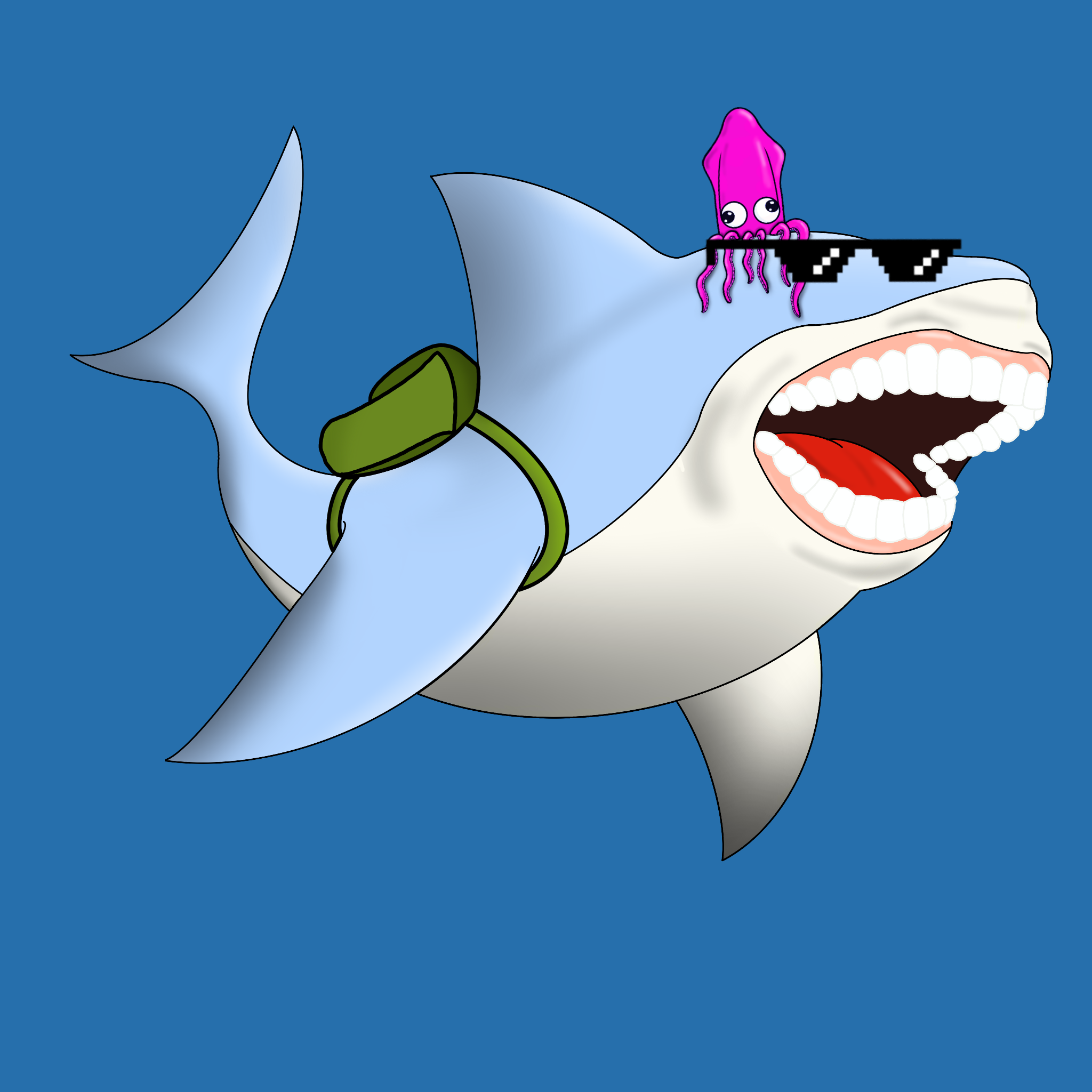Wavy Shark #1851