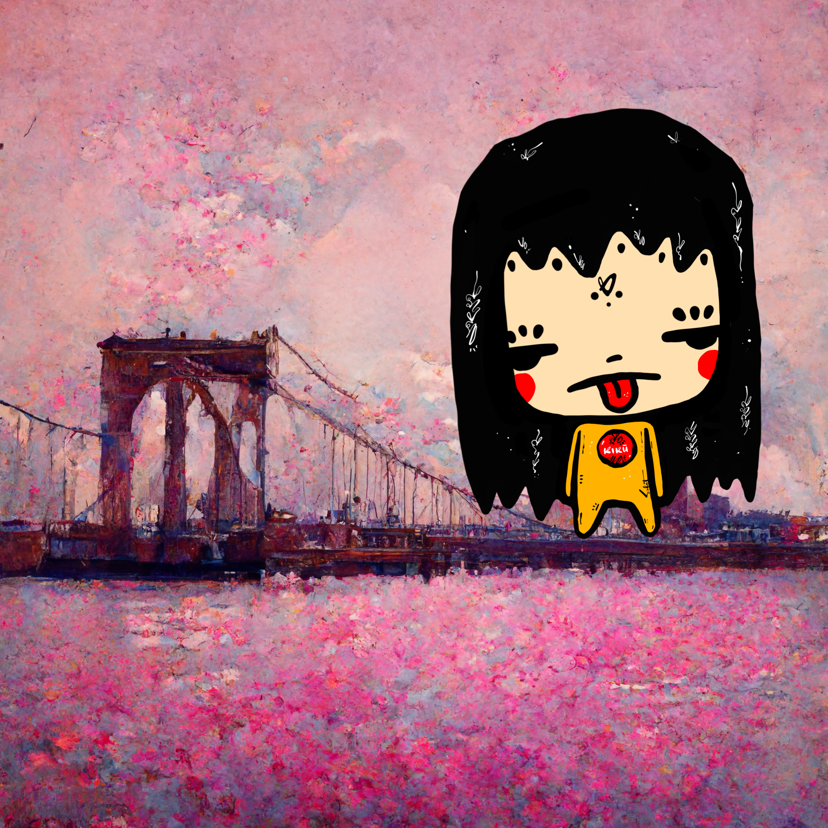 KIKU IN NYC #3 2022 FARRAH X KIKU’S WORLD by SABET