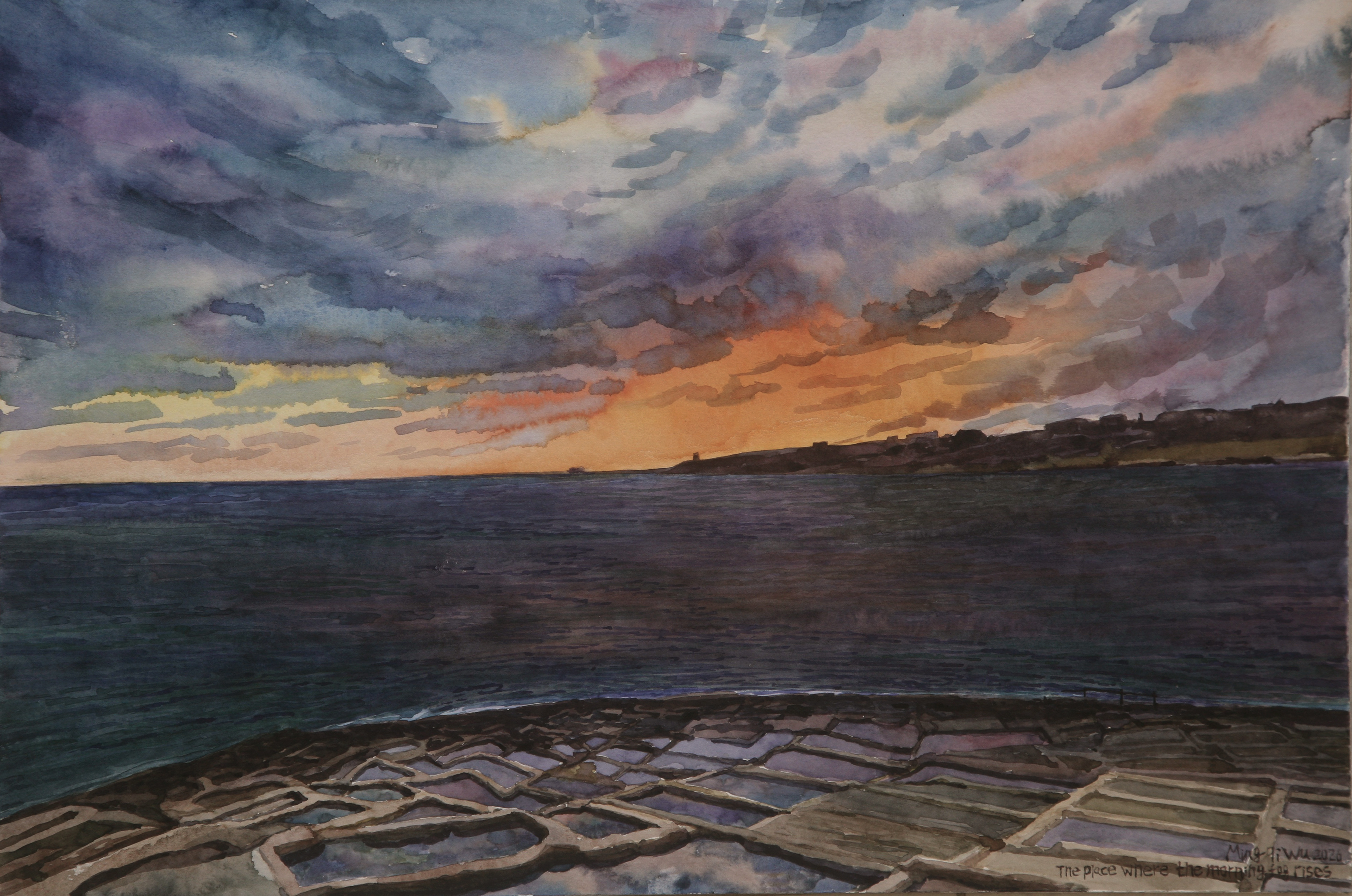 The coastline where morning mist surges is the soul’s clearest guide: