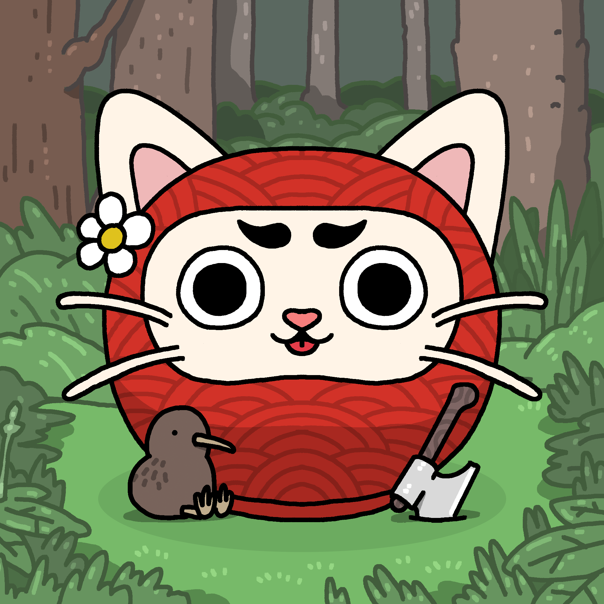 Neko Daruma #38