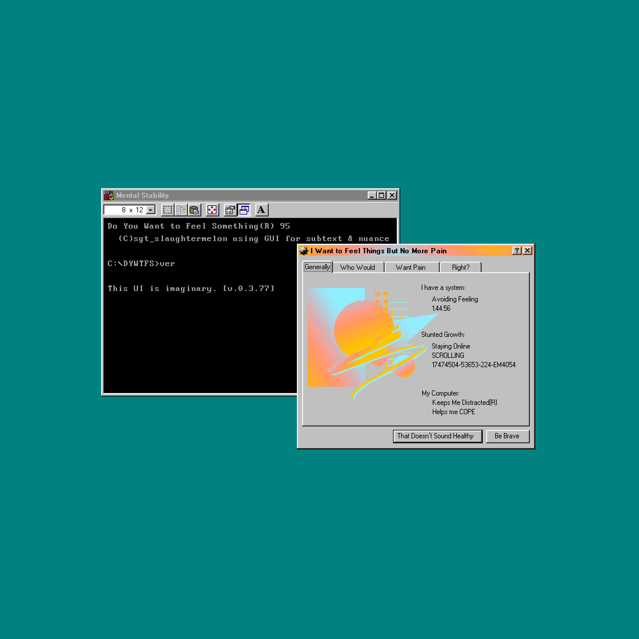 No More Pain, Please