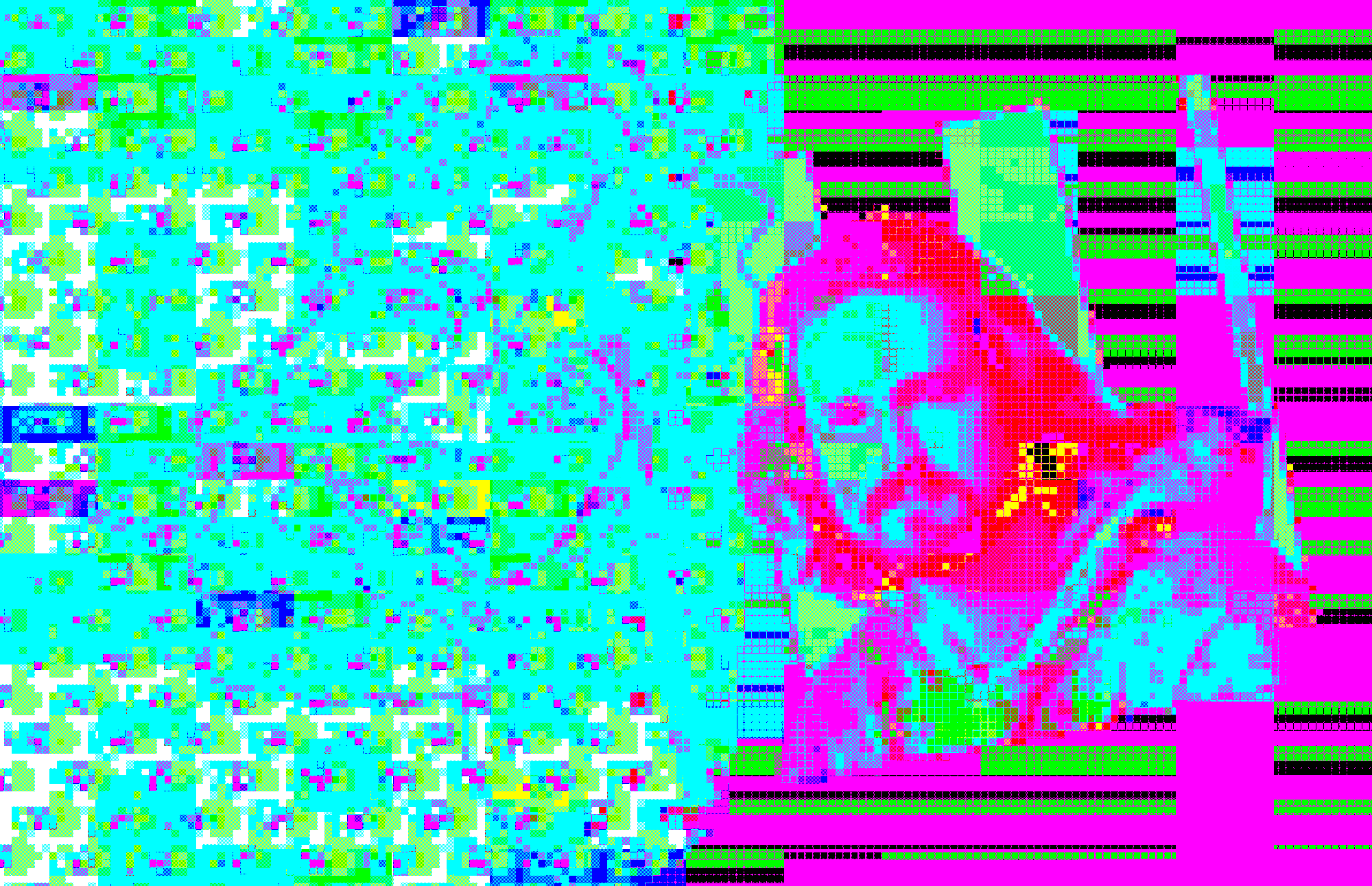 COLBORN BELL AND A SINCLAIR VERSION OF HIMSELF IN FRONT OF STROBE EFFECT TRASH .GIF