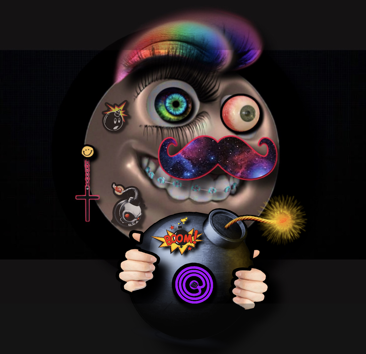 Jacky “Bombs” Flame Crazy Ball 
