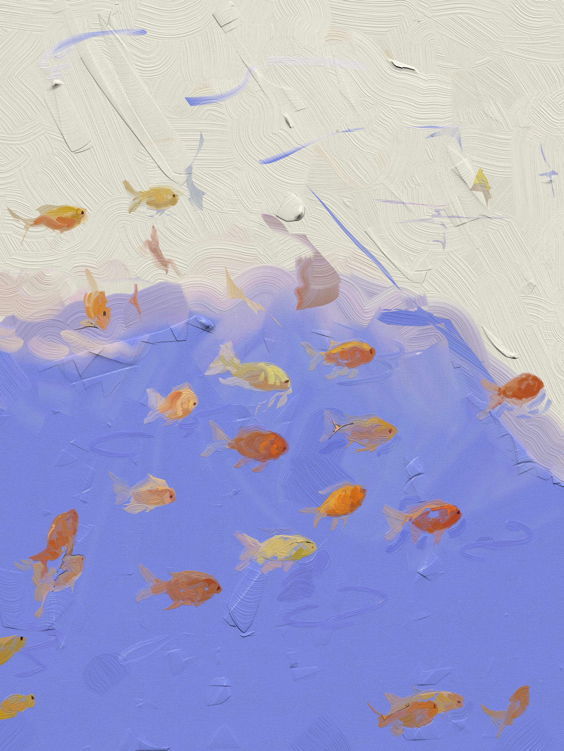 swimming in thoughts