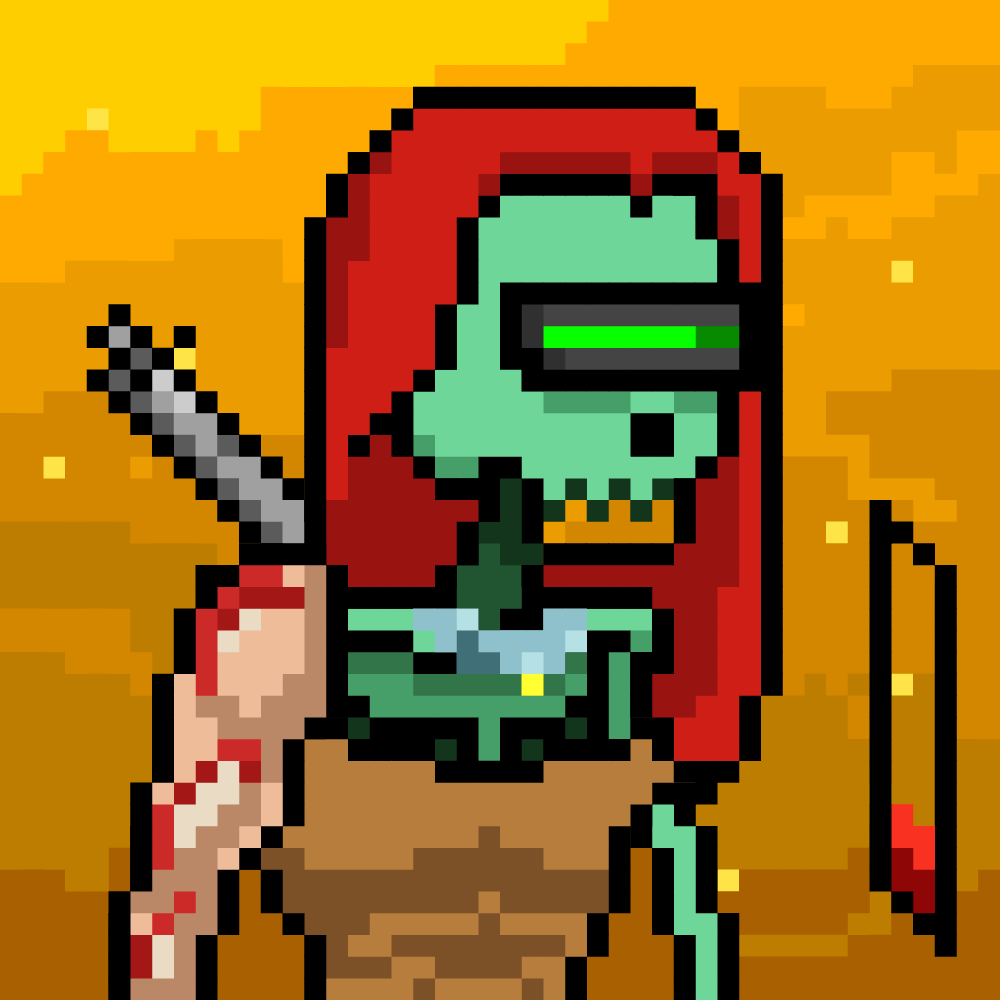 Ordinal Ladies Skull #6268