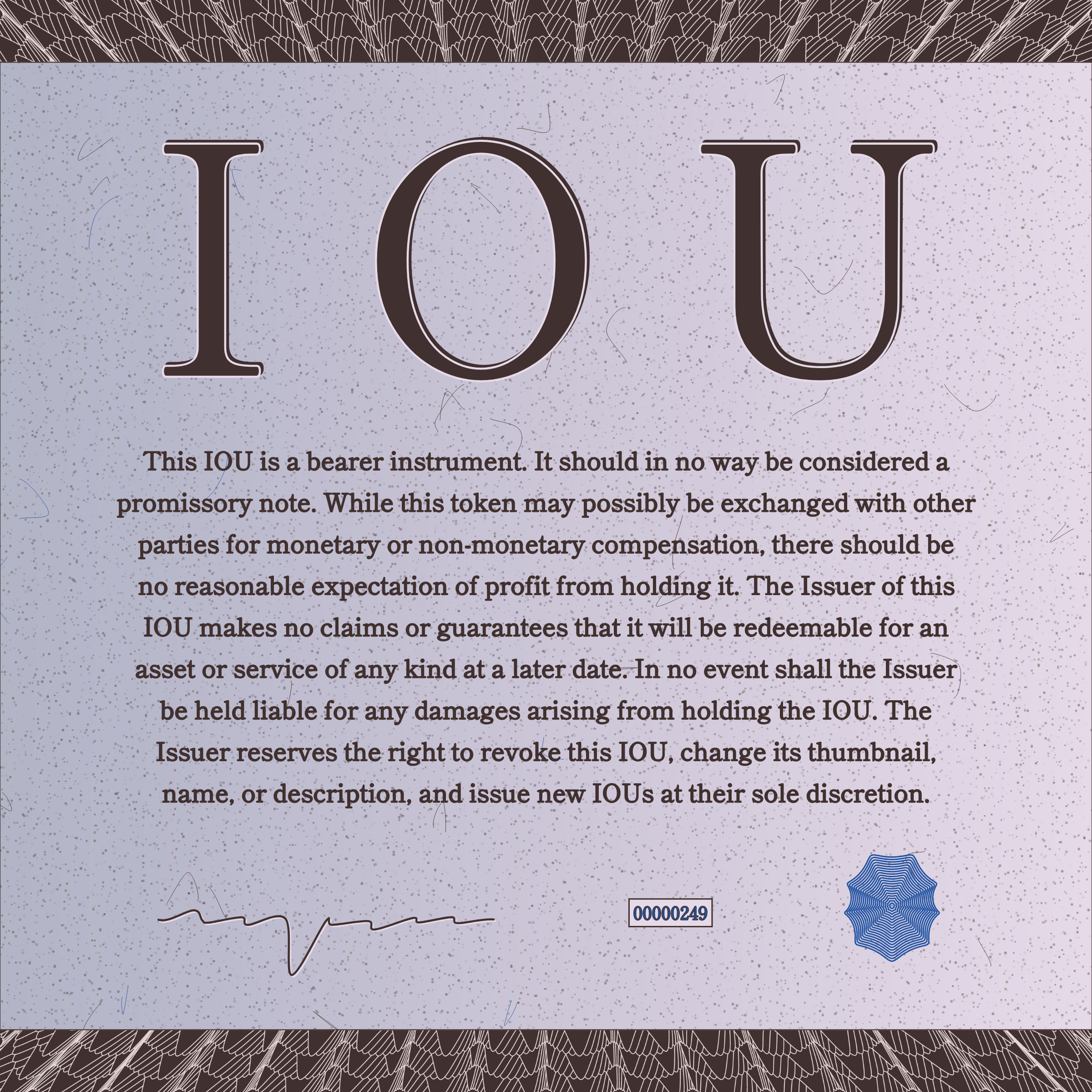 IOU #249