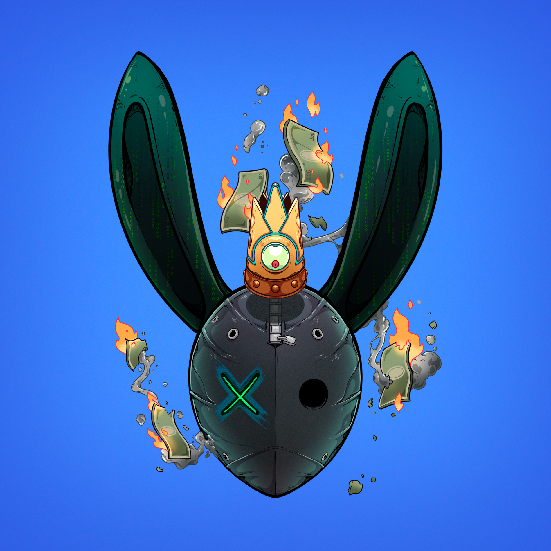 Rebel Rabbit #6440