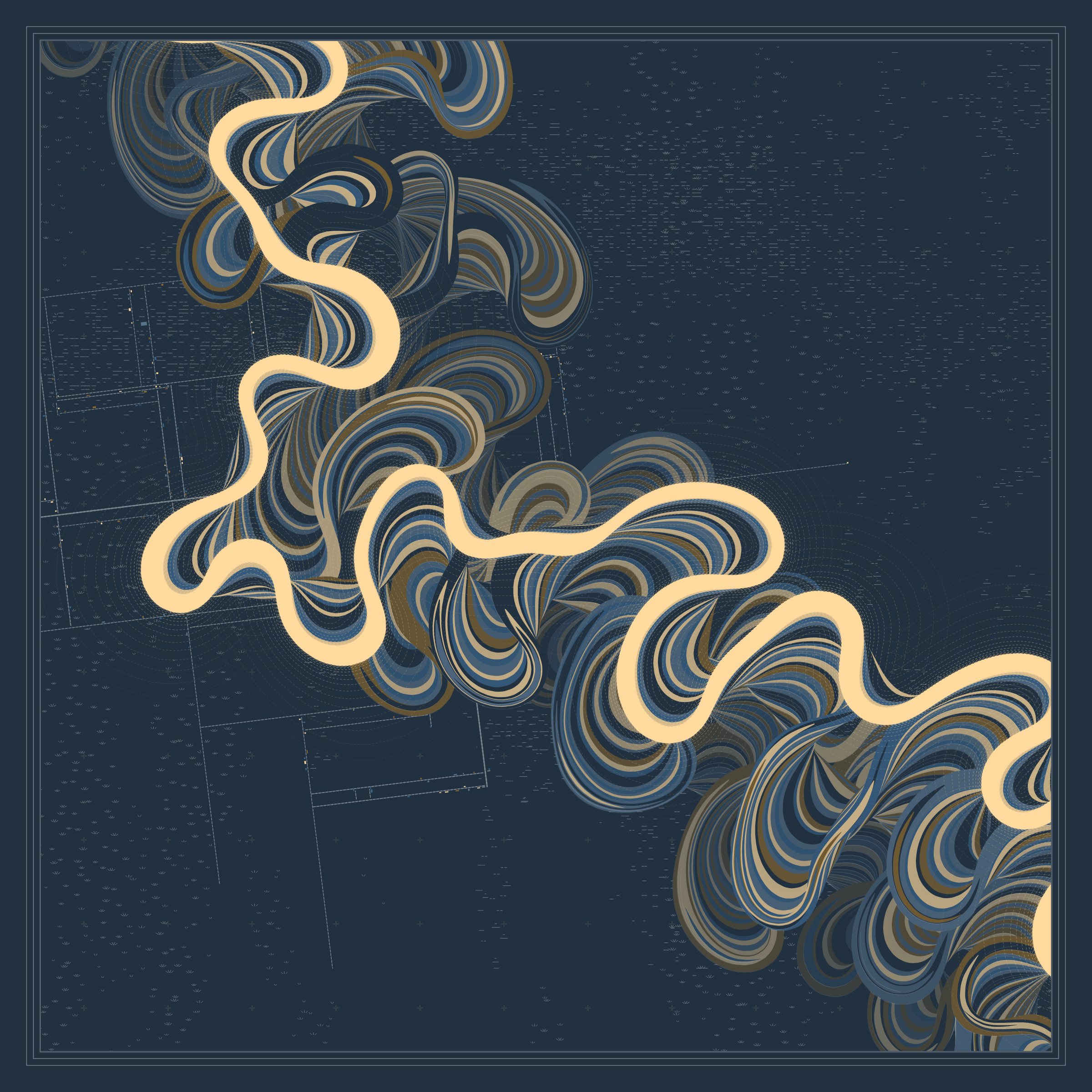 Ancient Courses of Fictional Rivers #214