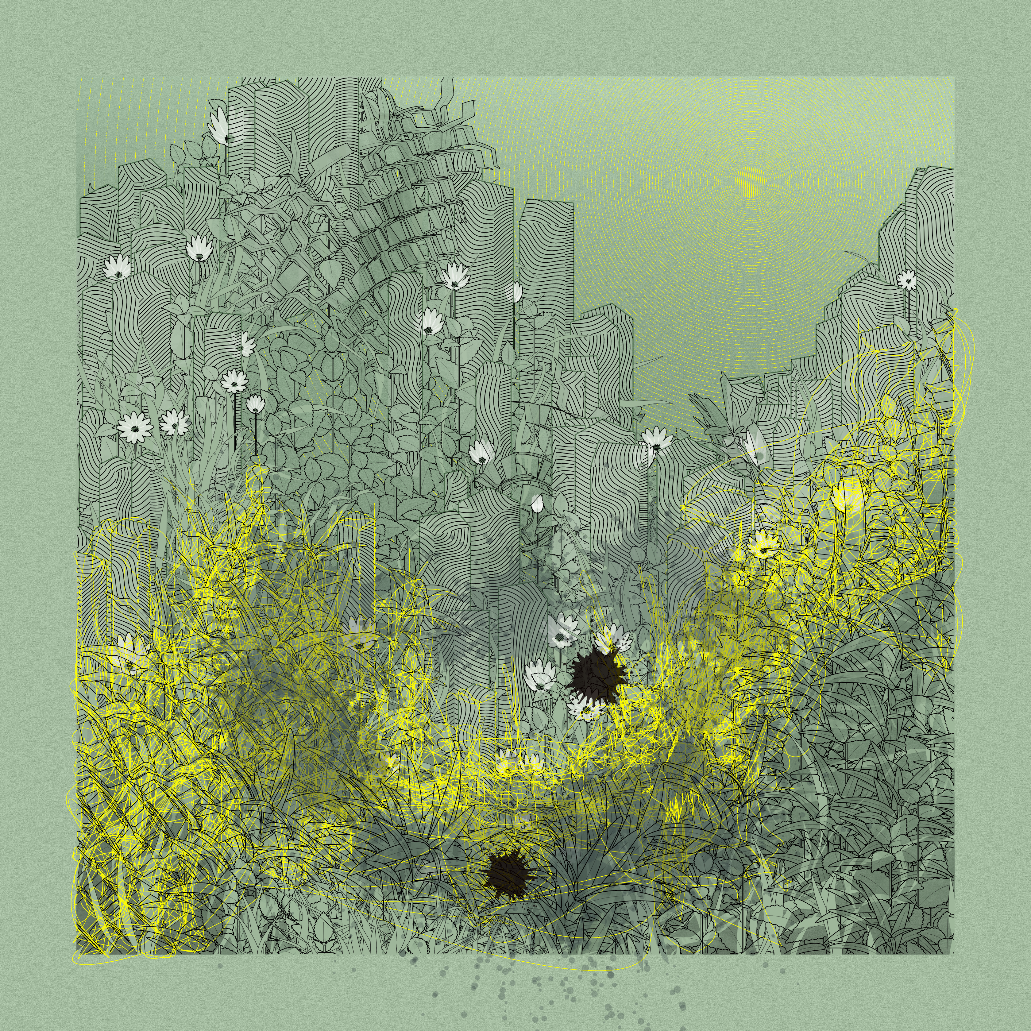 Landscape with Carbon Capture #8105