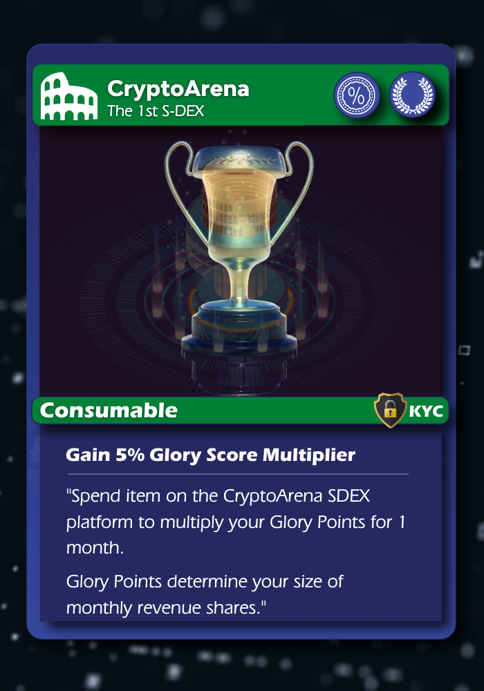 Glory Multiplier ticket - Milestone 1