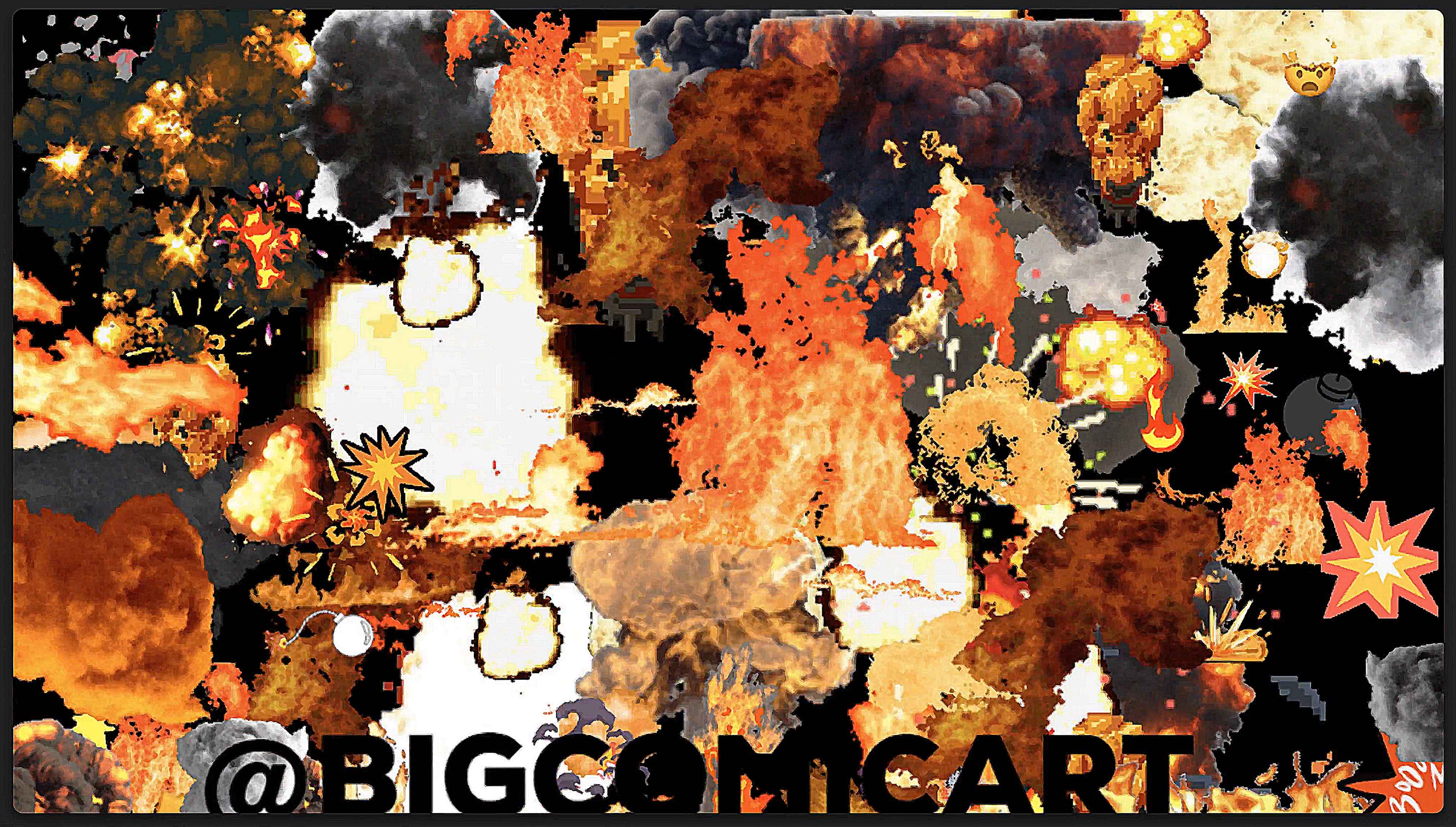 Big Comic Art: Bridging Realities in the Digital Age