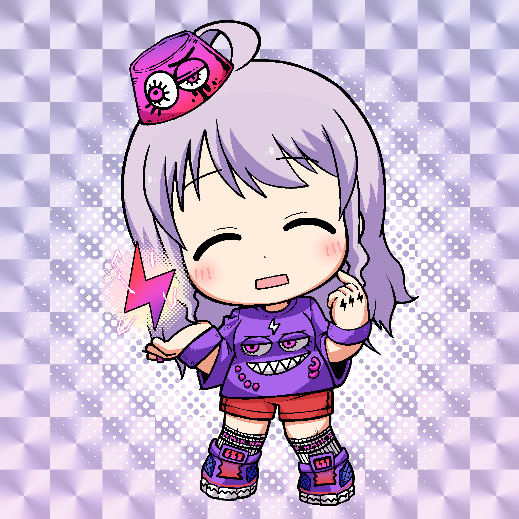 Tere QN! purple namaiki girls #1571