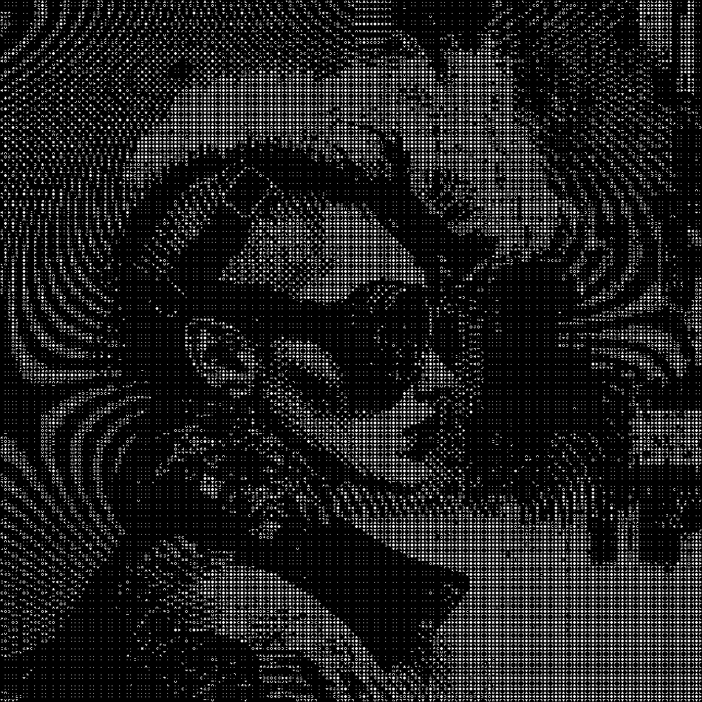 Linocut Glitter Punk