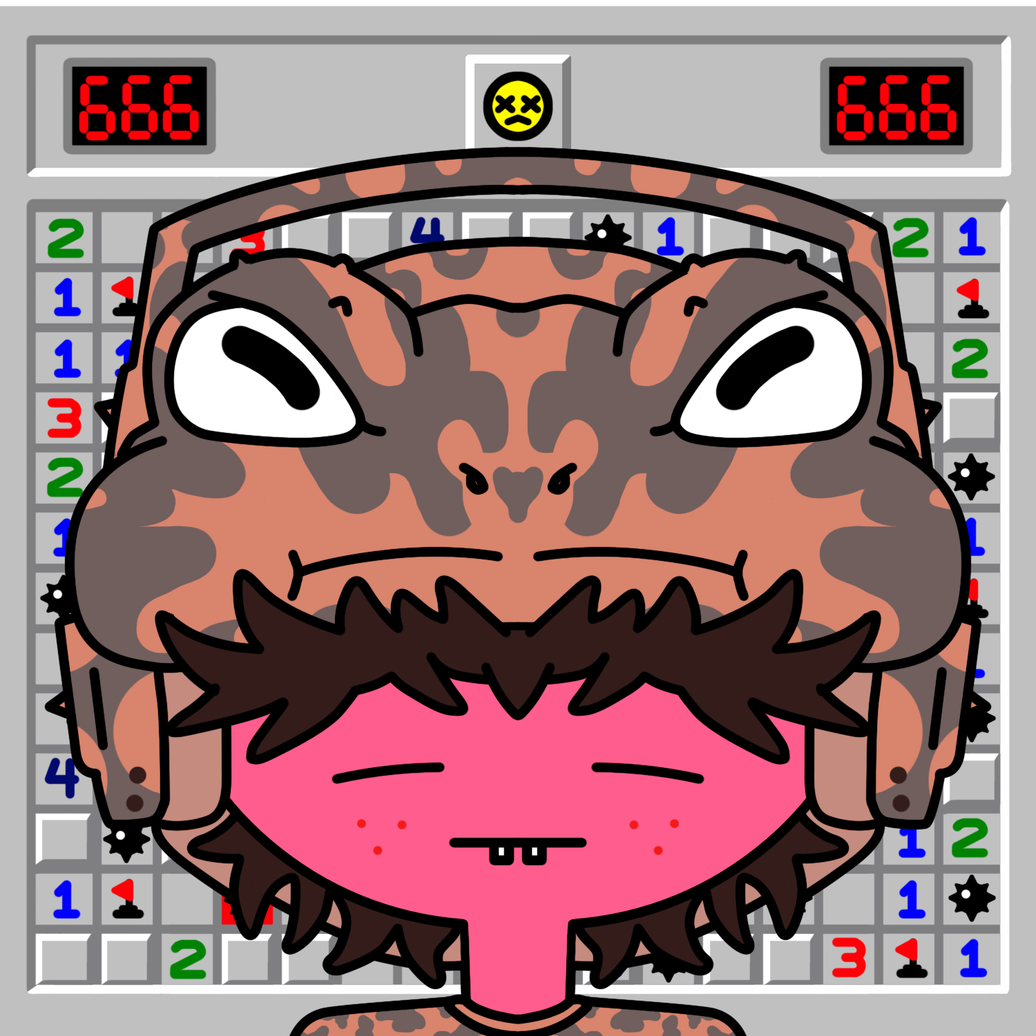 Frog Heads #1475