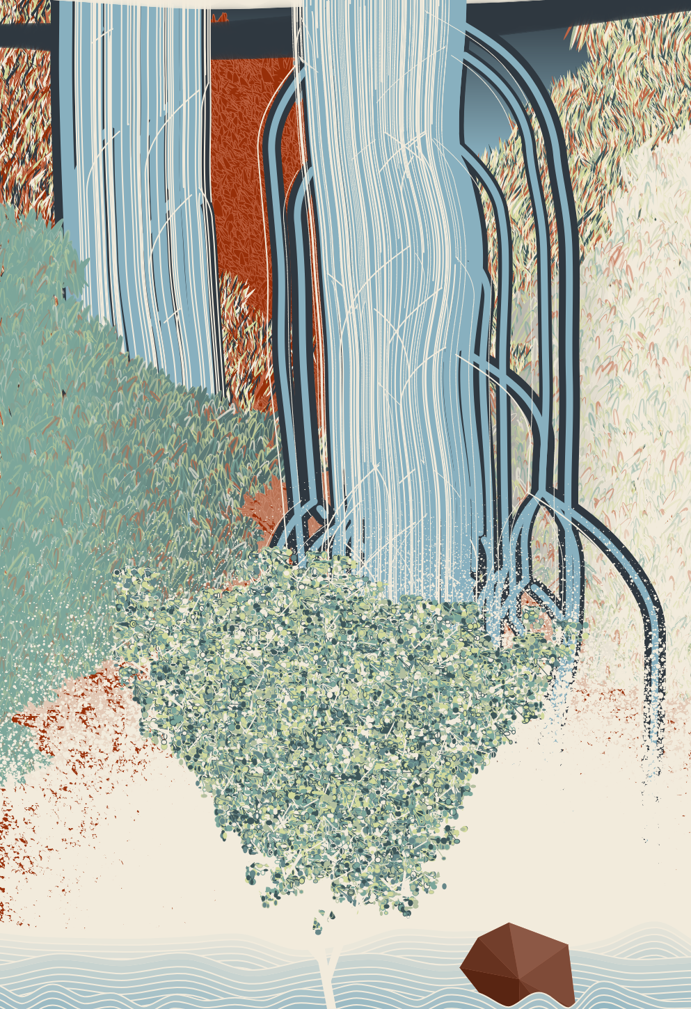 LACMA: ROTF Vol. 2 Monica Rizzolli A Tour of Hypothetical Waterfalls #96