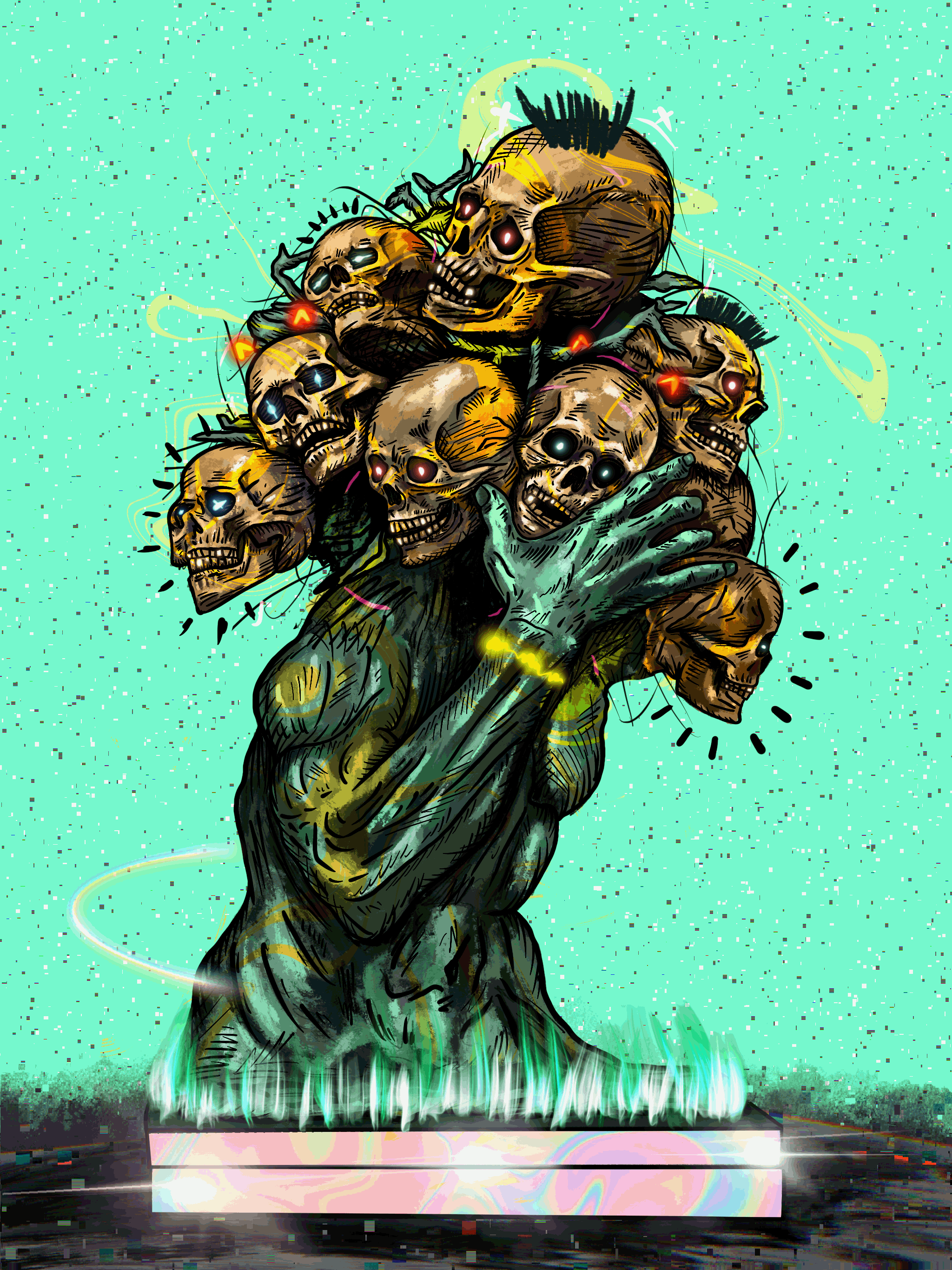 Extinction in the multifaceted self