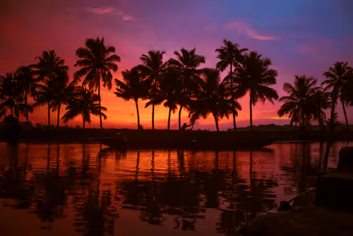 Boats #25  Magical Sunset