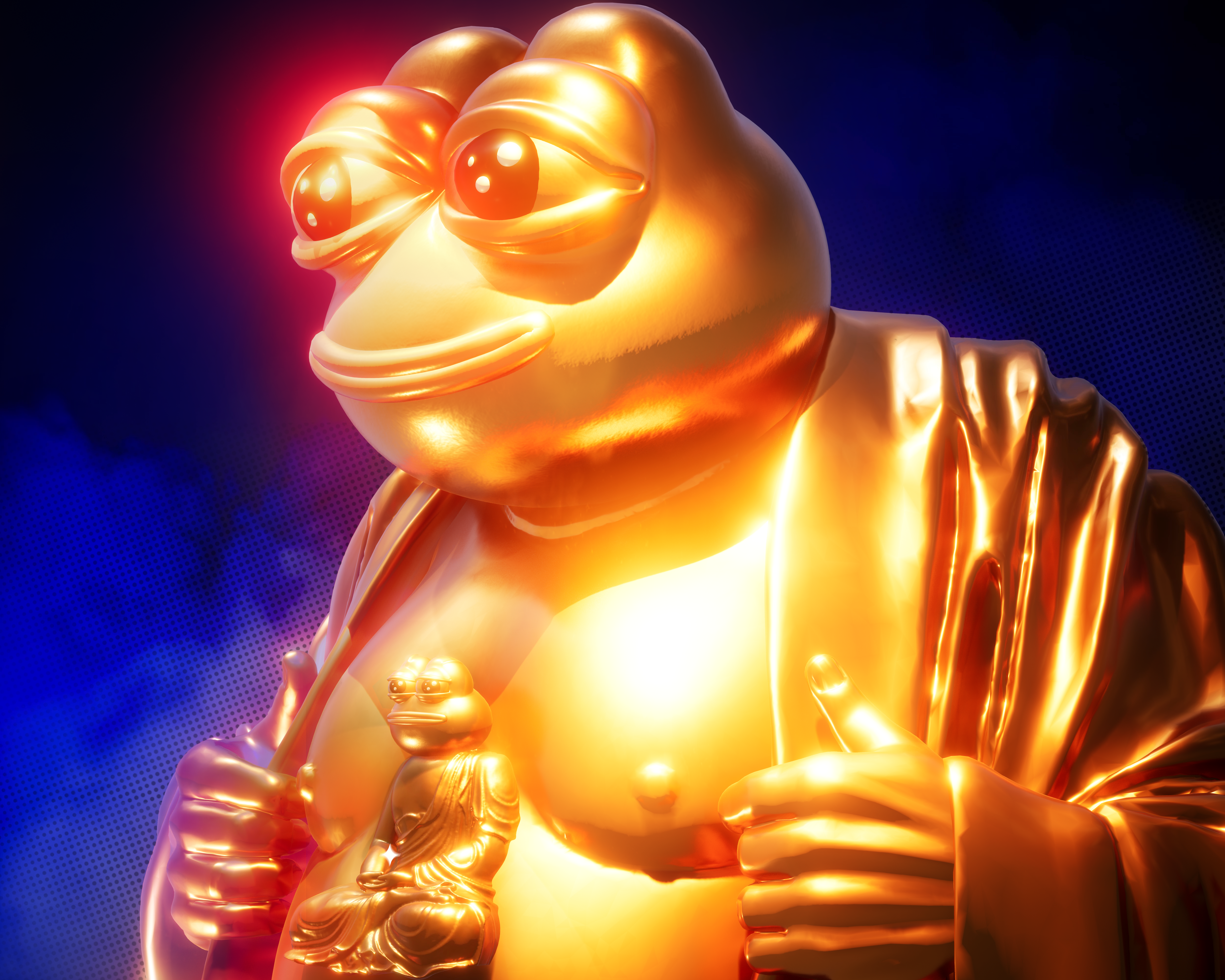 Golden Buddha Pepe 💛