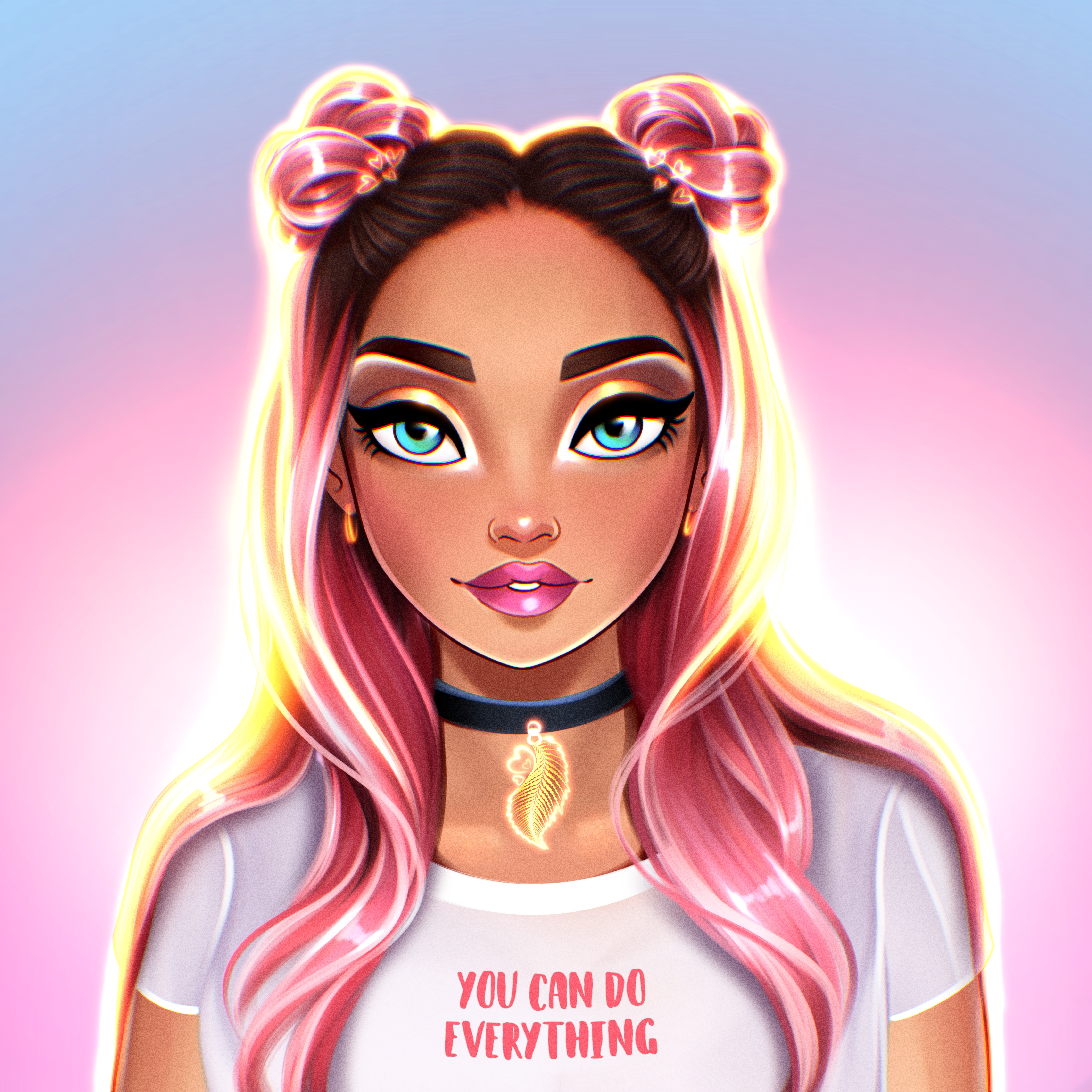 Glowing Girl #24