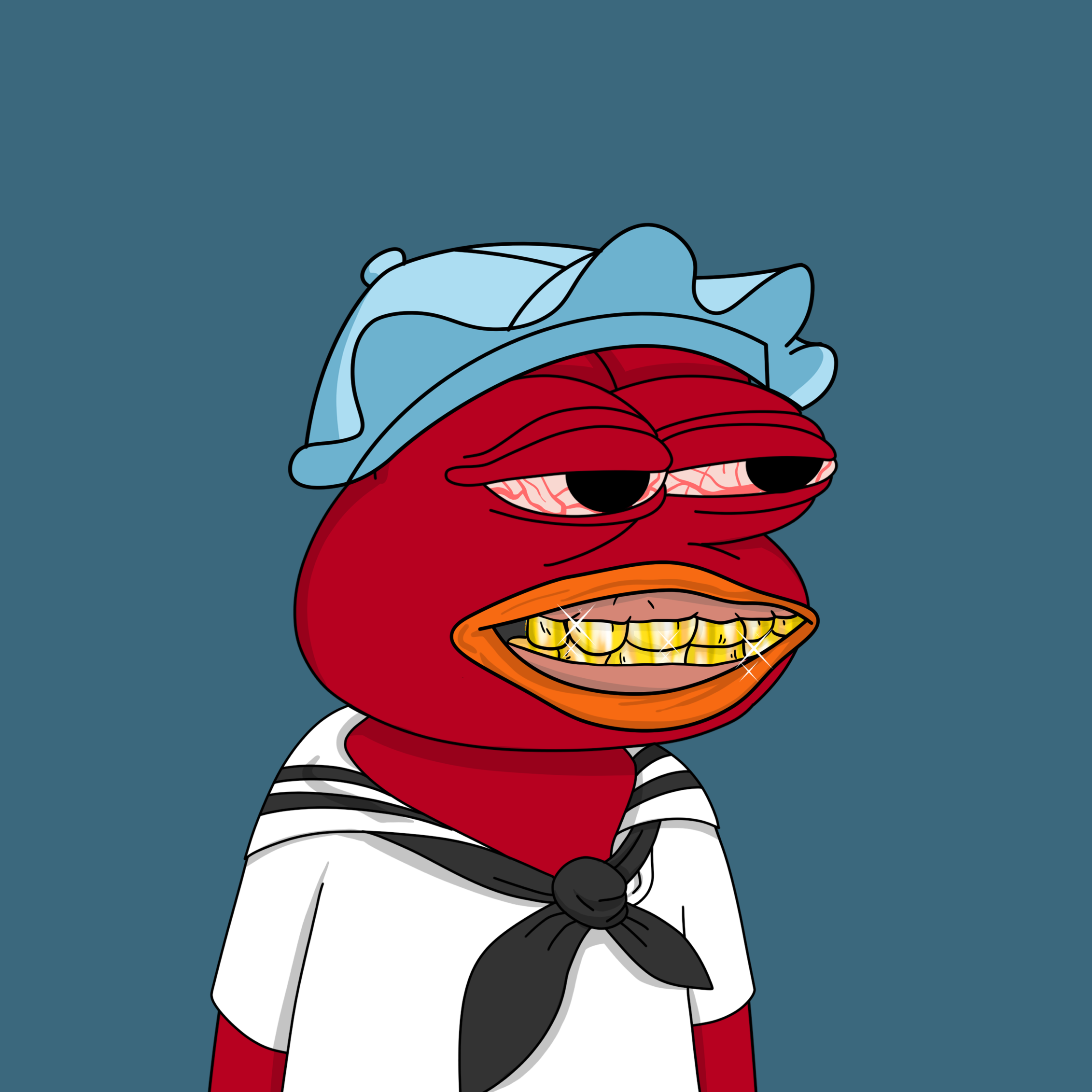 Bored Pepe Yacht Club #348