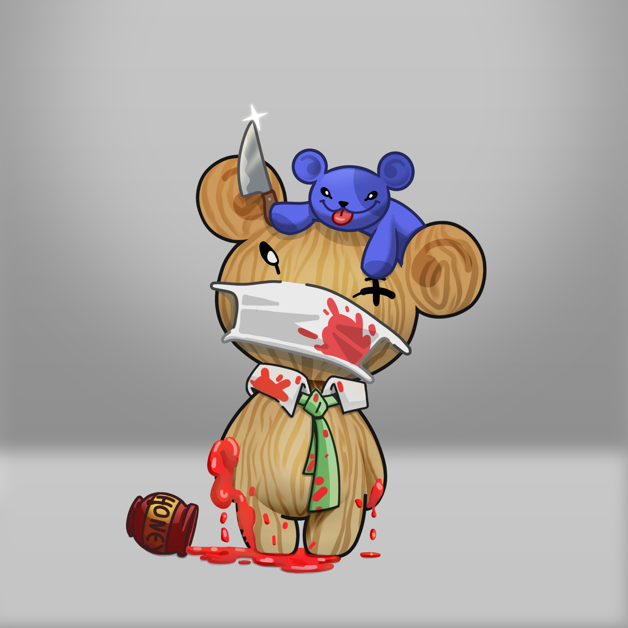 Evil Teddy Bear #4181