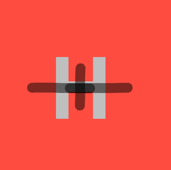 Letter H from WHAlphabet. By WHA